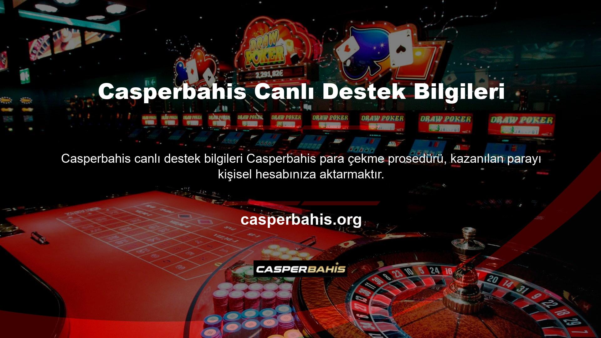 Casperbahis Canlı Destek Bilgilendirme, bahis, canlı bahis, casino ve canlı casino ile uğraşan bahis meraklılarına yönelik bir platformdur