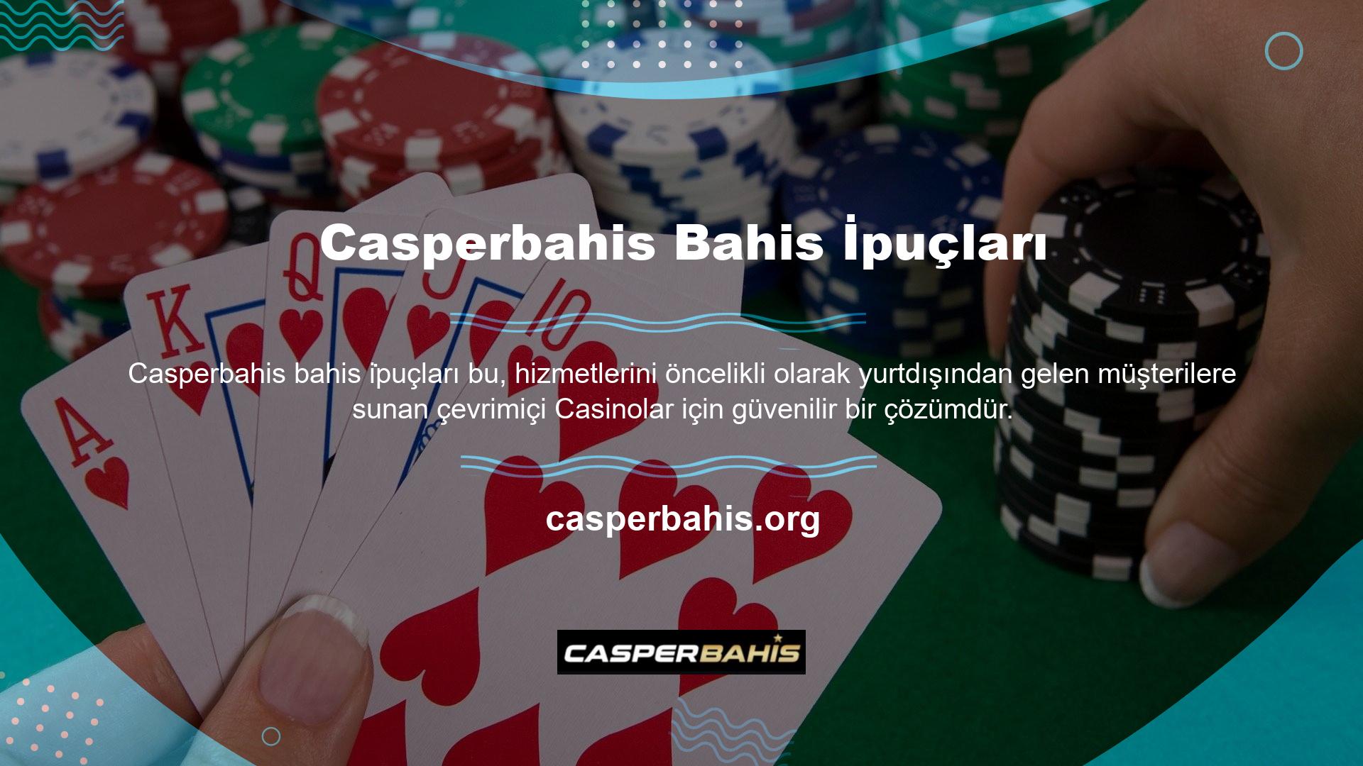 Casperbahis oyunculara Türkiye'nin tüm sınırlı bölgelerinden erişilebilen ve birçok avantaj sunan bir çevrimiçi casino platformu sunmaktadır